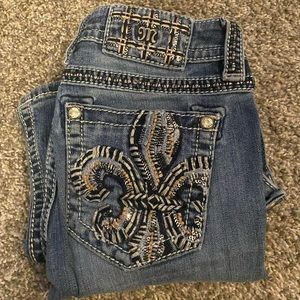 Miss Me Size 26 Detailed Pocket Bootcut Jeans
